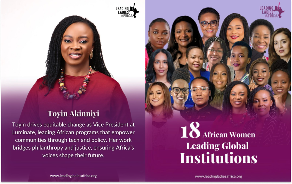 toyin akinniyi african women leading global institutions